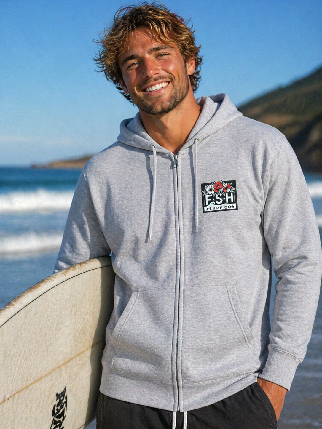 FSH TATTOO ZIP HOODIE