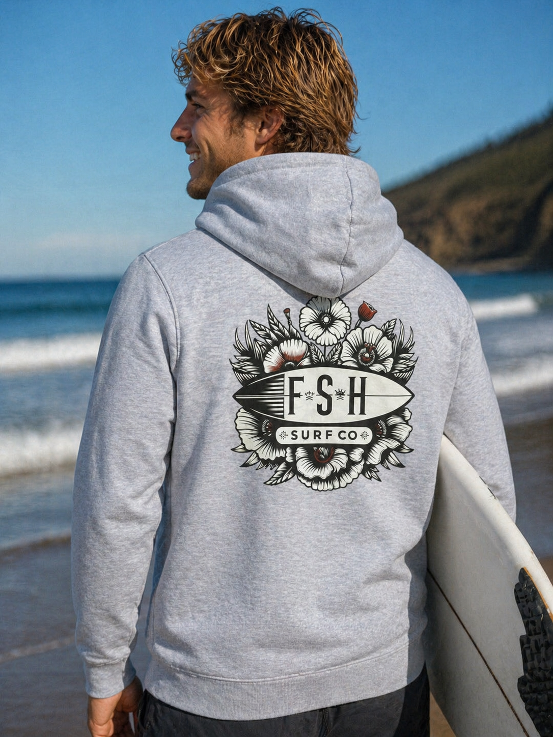 FSH TATTOO ZIP HOODIE