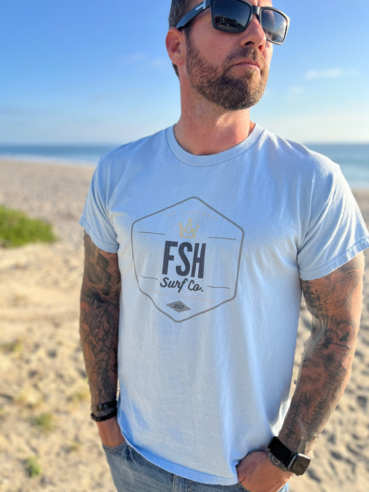 KING FSH TRIBLEND TEE